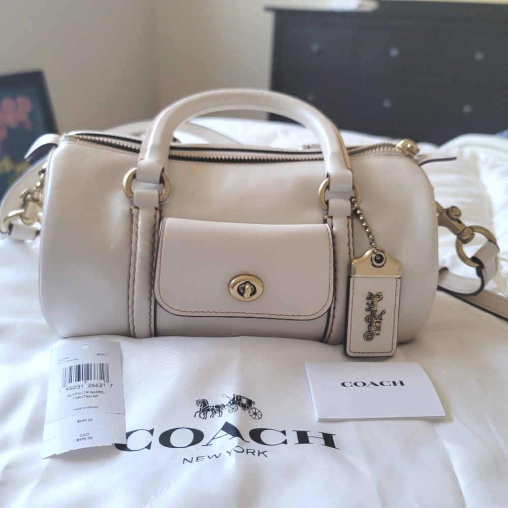 Coach 1941 Barrel Bag in Chalk